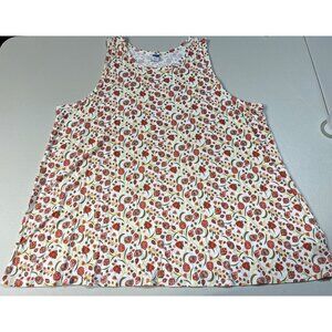 Old Navy Womens XL Tank Top Floral